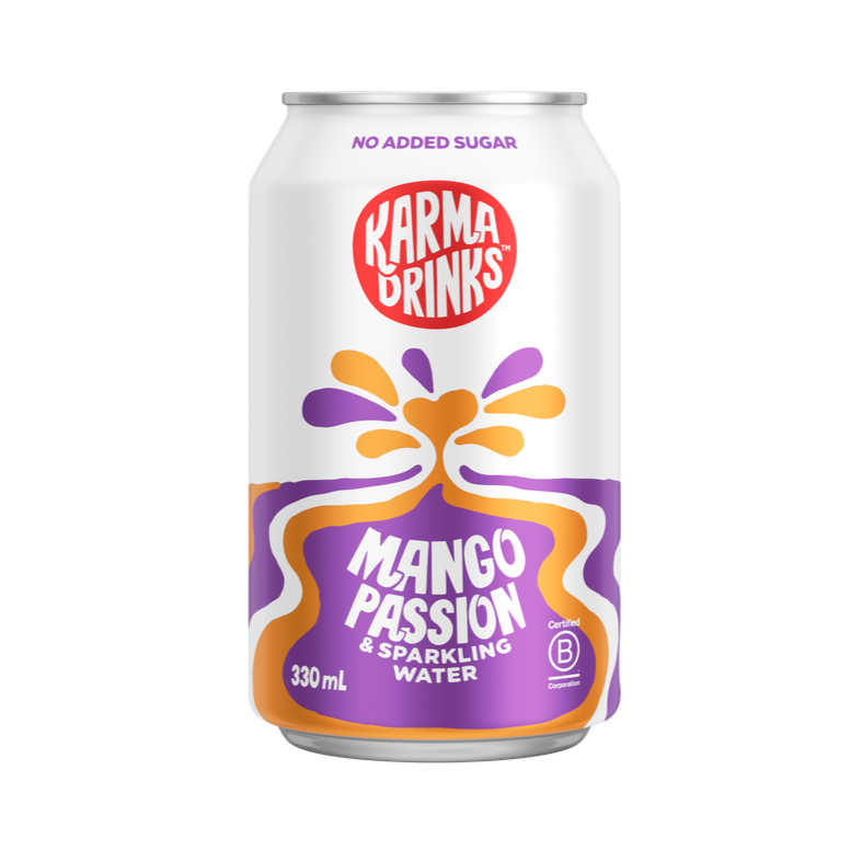 Mango+ Passionfruit & Sparkling Water 24 pack