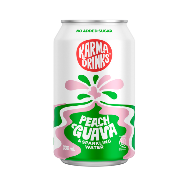 Peach + Guava & Sparkling Water 24 pack