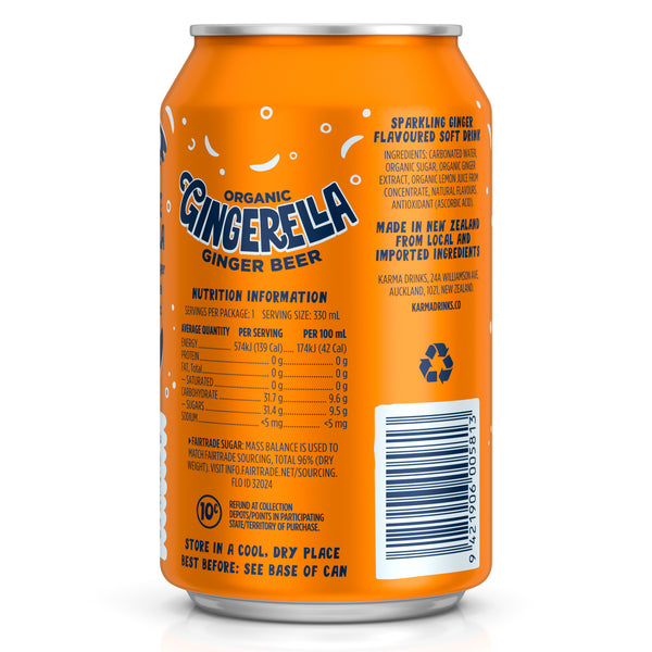 Organic Gingerella Ginger Ale
