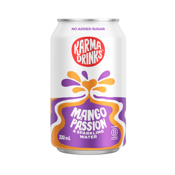 Mango+ Passionfruit & Sparkling Water 24 pack