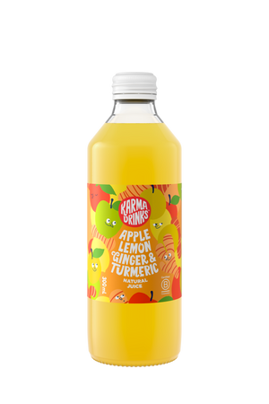 Apple, Lemon, Ginger & Turmeric juice