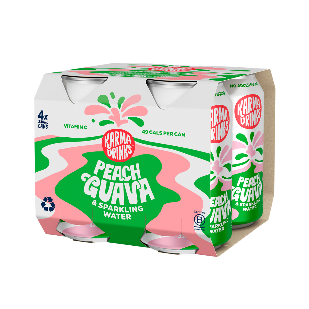NEW!!! Peach + Guava & Sparkling Water